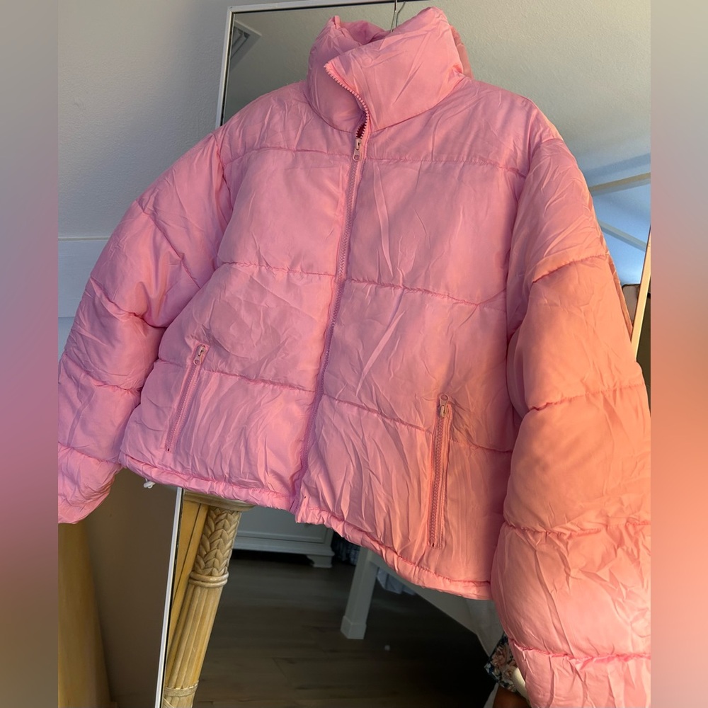 NEW Crop Short Jacket Cropped Puffer Jacket Winter Coat 5X